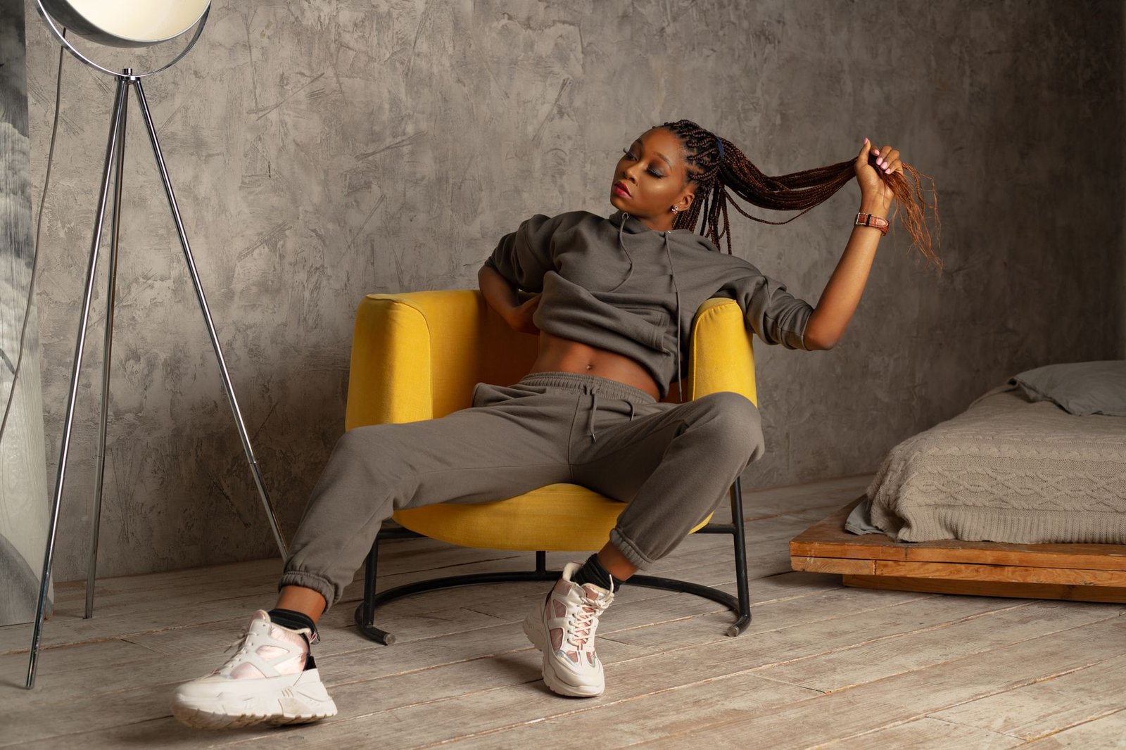 Jogger sweatsuit matching set women fashion travel airport minimal