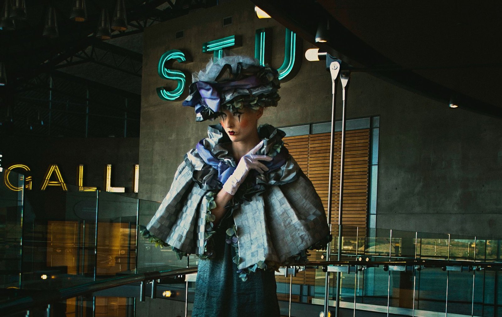 Fashion editorial featuring art-inspired clothing