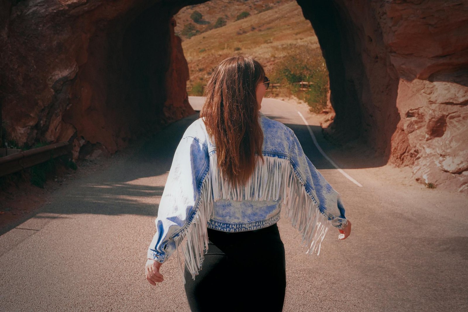 Fringe suede jacket western fashion street style