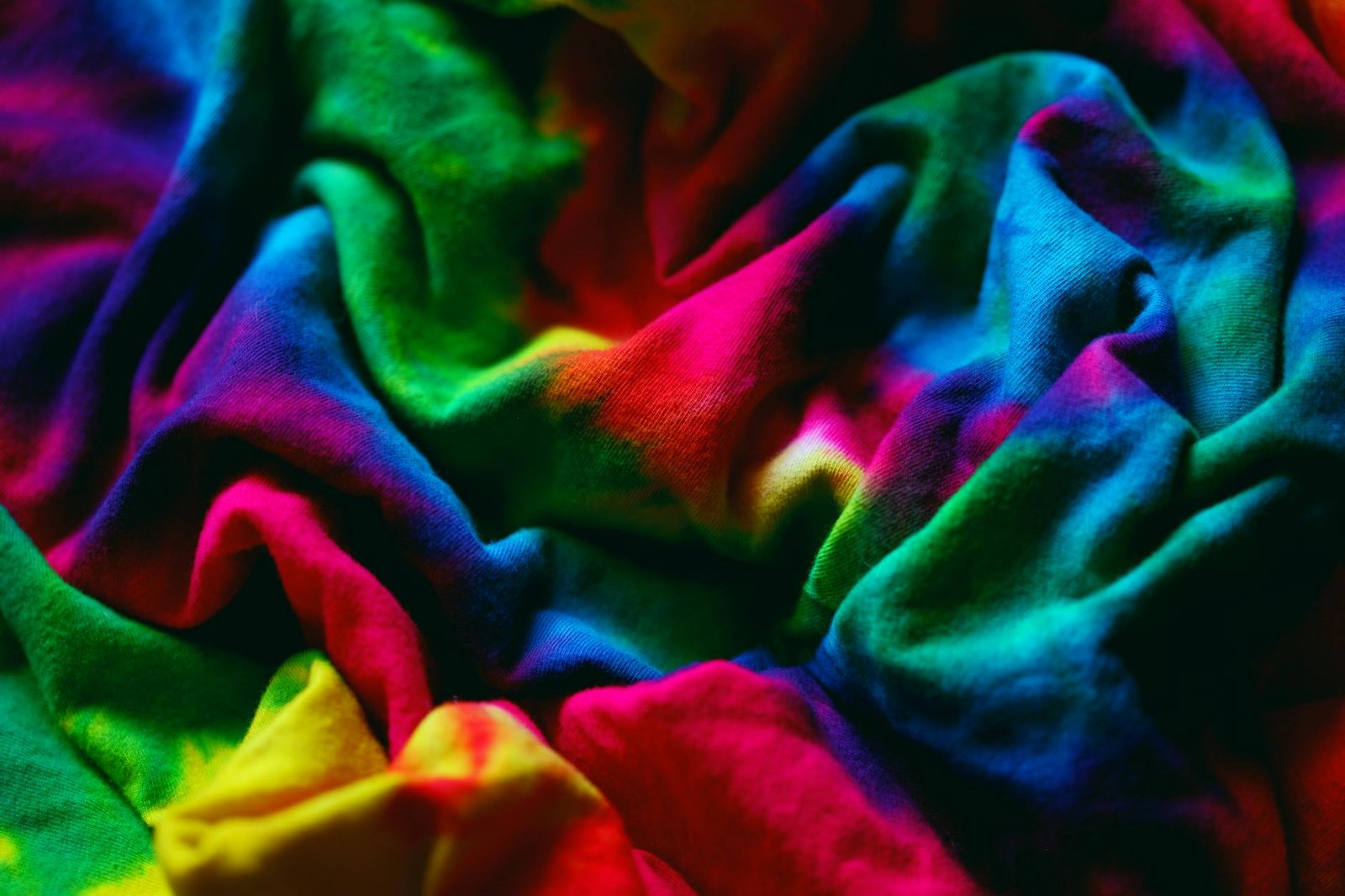 Tie dye neon colorful summer fashion style