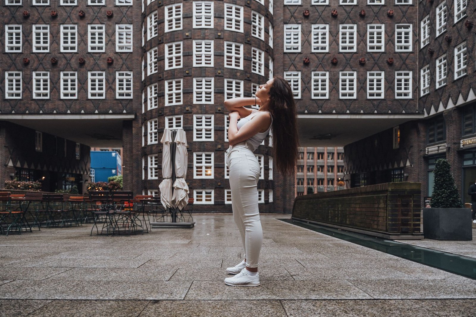 Knit set trainers women fashion casual street style autumn look