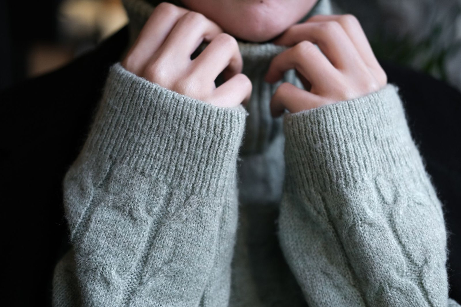 Knit midi skirt knitwear layered autumn fashion outfit