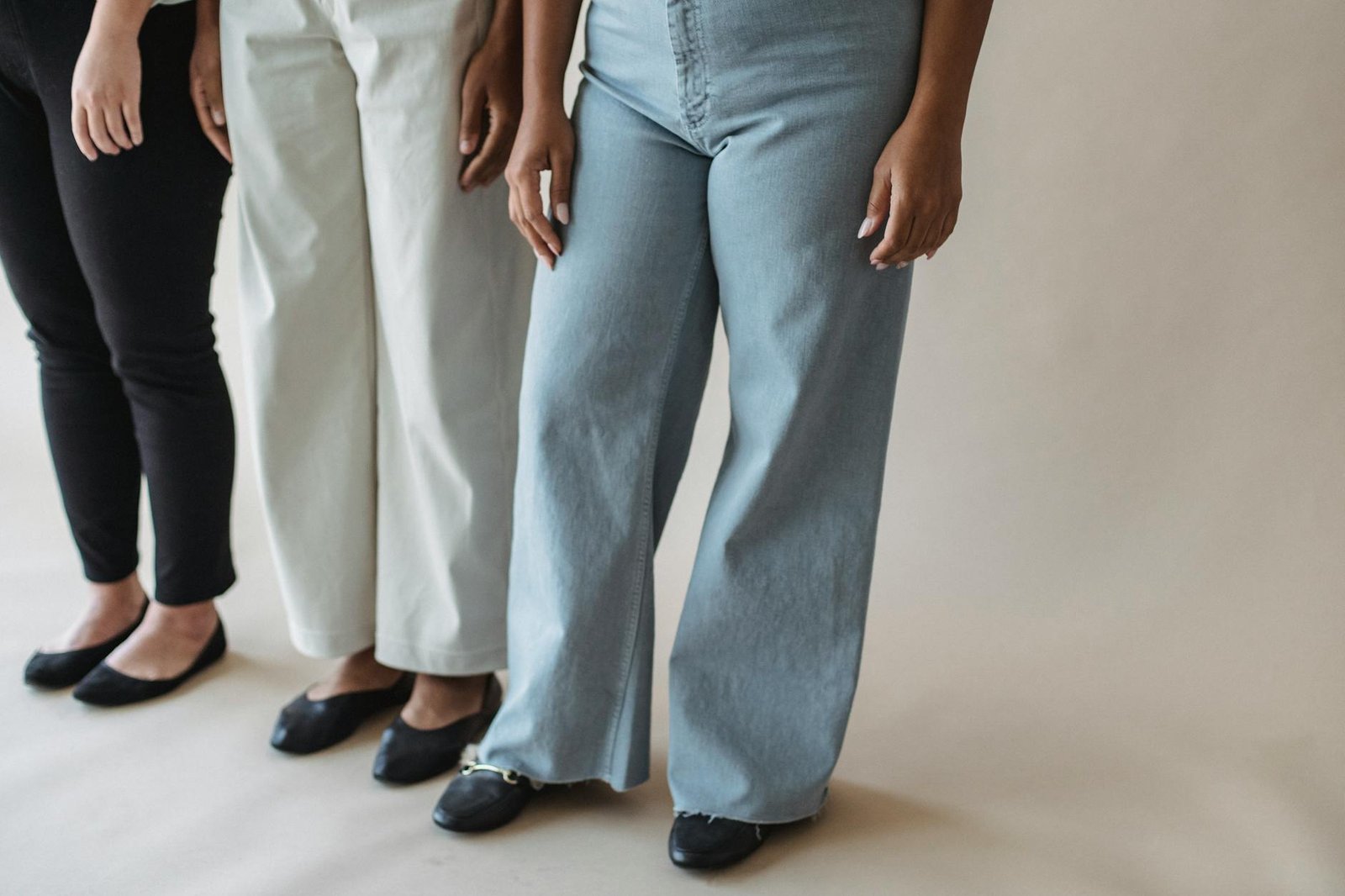 Loafers straight leg trousers smart casual fashion