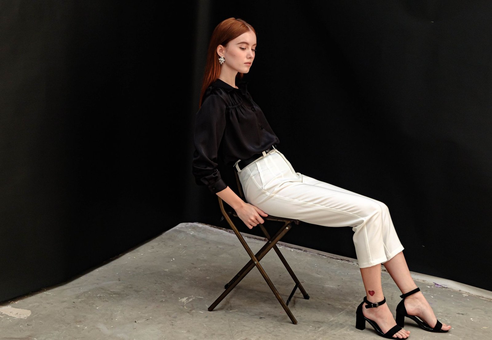 how-to-style-satin-blouse fashion editorial