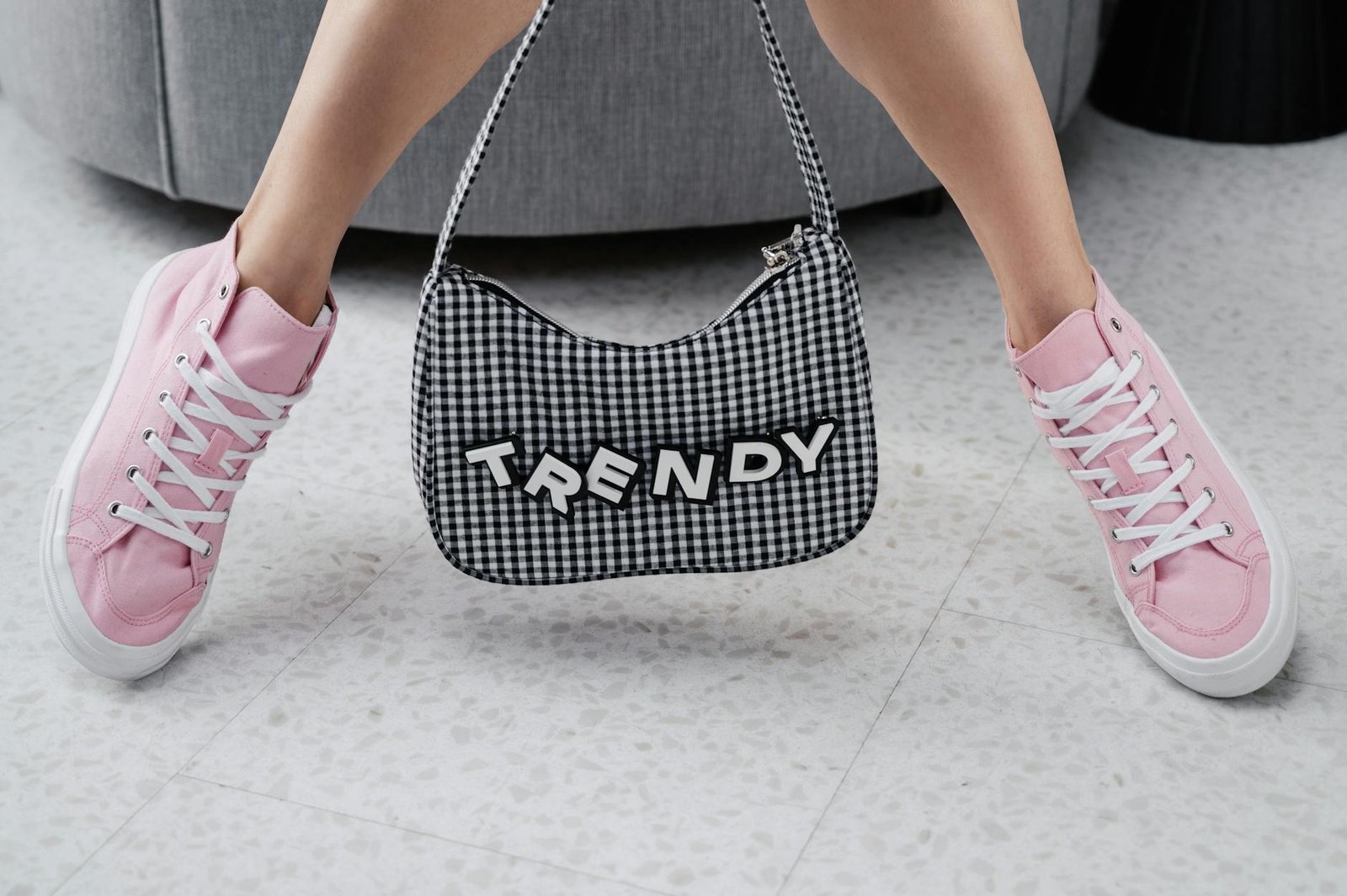 High top sneakers skate fashion casual look
