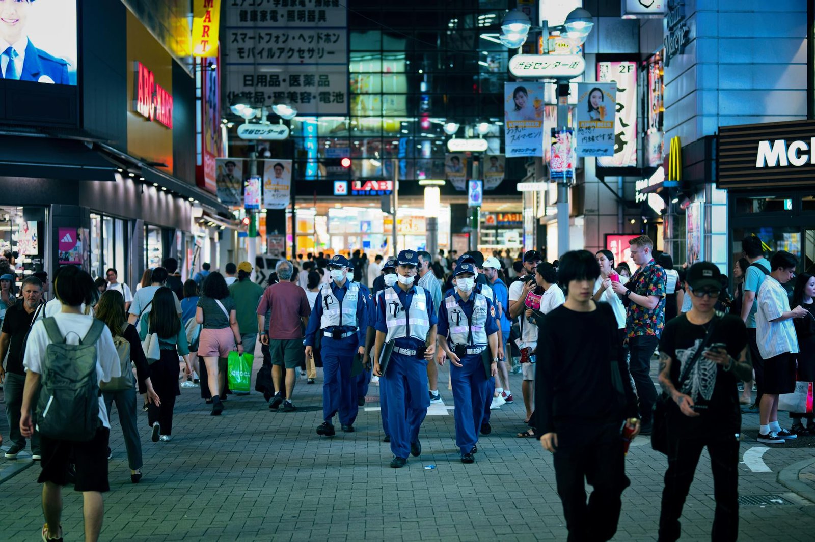 Japanese streetwear brand aesthetic in Tokyo