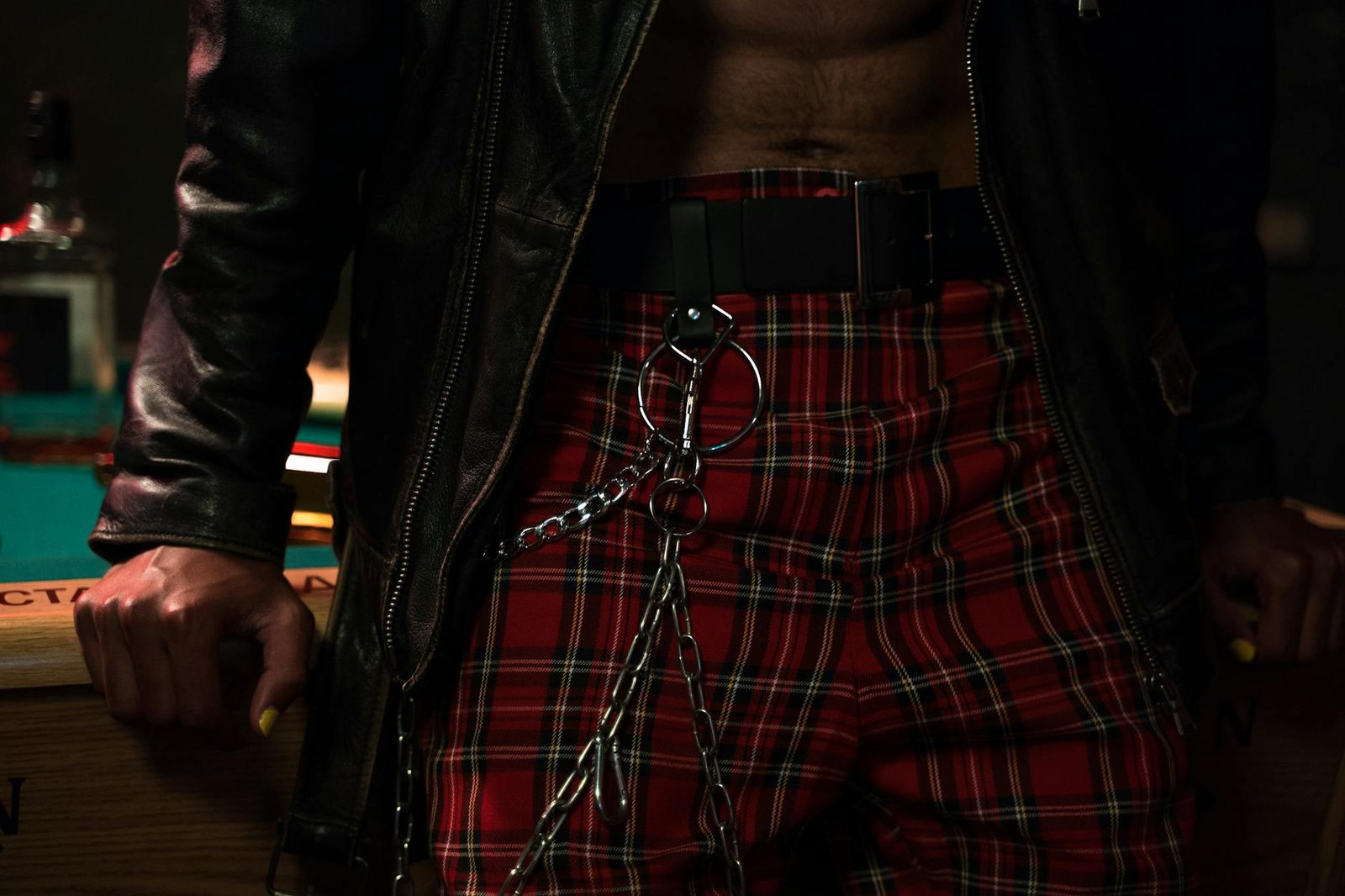 Tartan plaid punk aesthetic fashion outfit