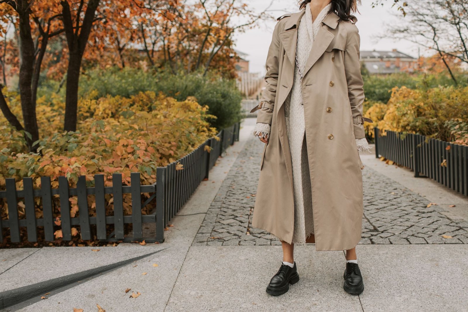 Spring fashion outfit trench coat 2026 street style