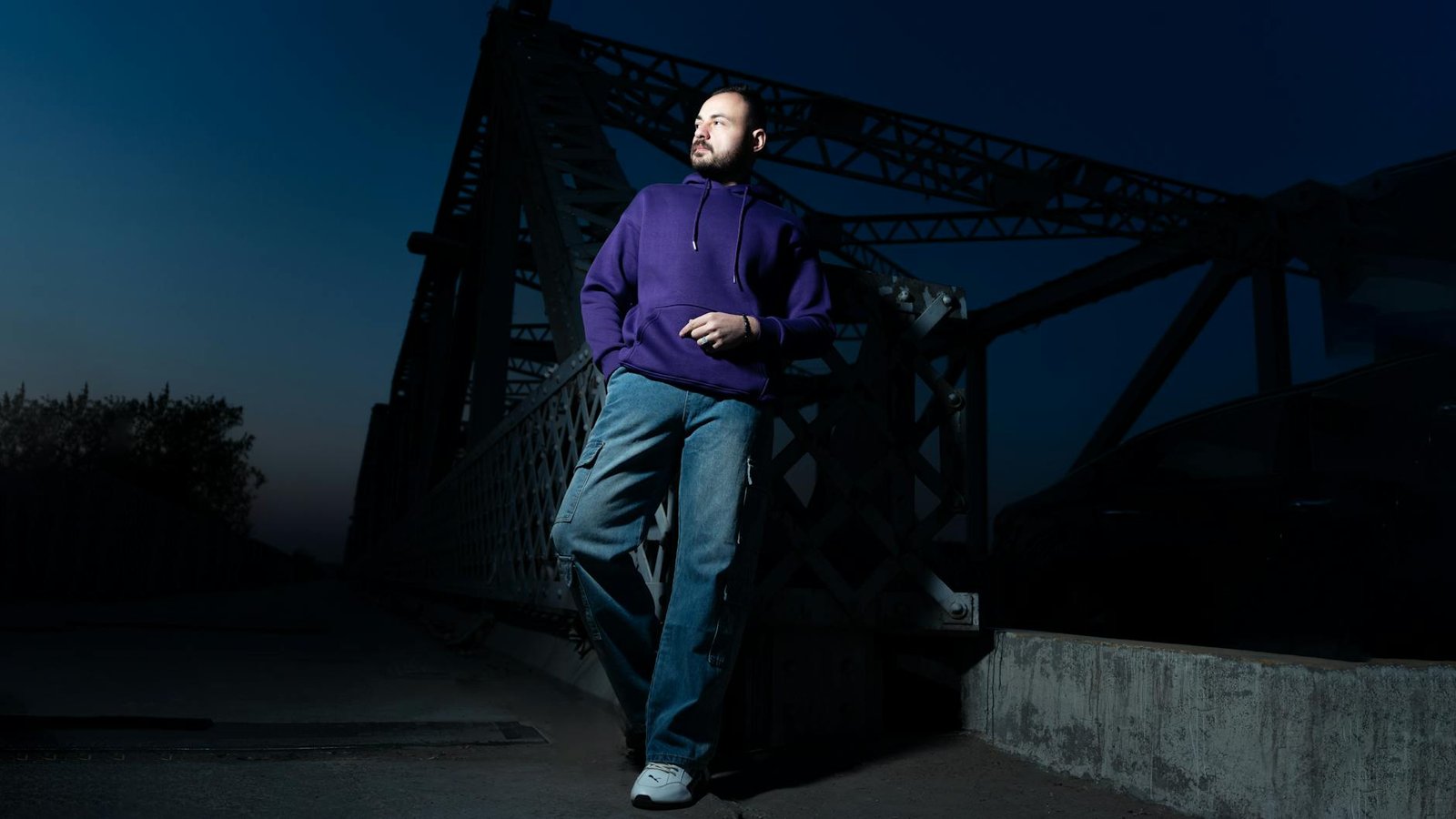 Vintage denim jeans styled in contemporary streetwear