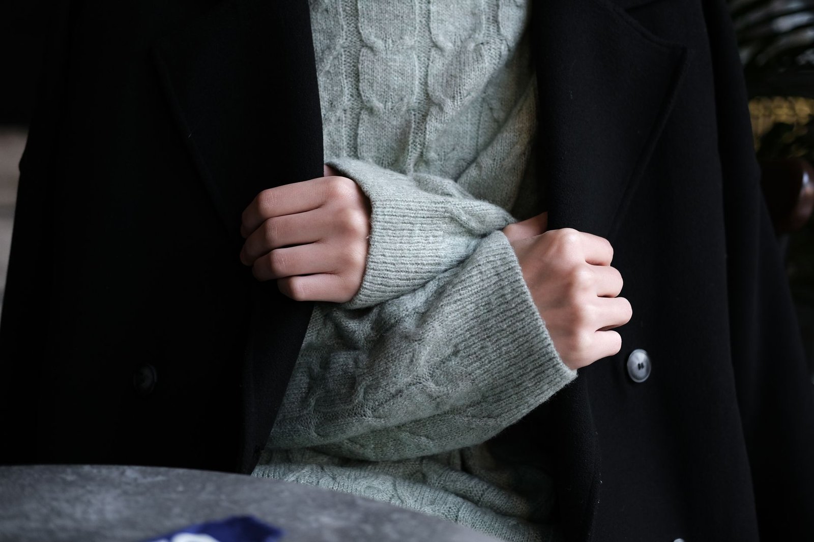 Winter fashion oversized coat boots knitwear outfit 2026