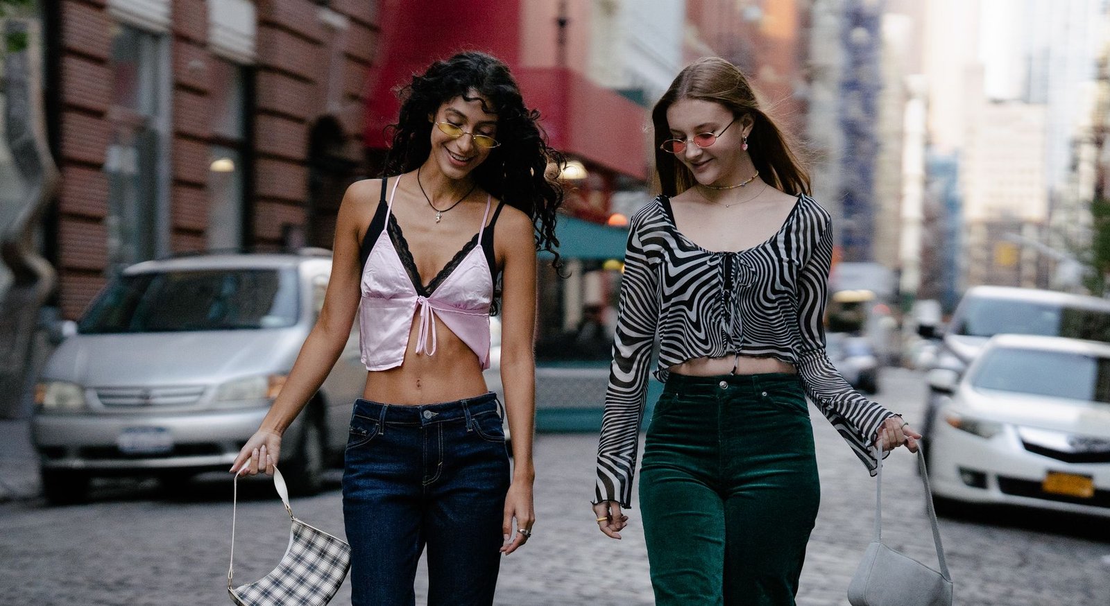 Early 2000s inspired colorful fashion look